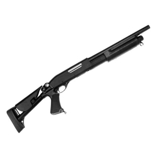 Страйкбольный дробовик Cyma Remington M870 Short, телескоп. приклад (CM.353)