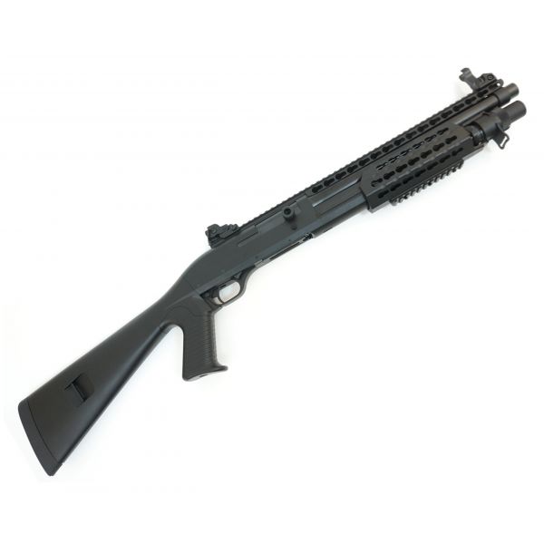 Страйкбольный дробовик Cyma Benelli M3 Super 90, цевье Keymod (CM.365 BK)
